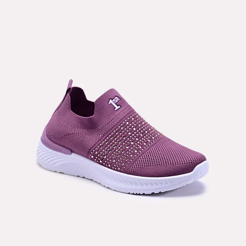 Fiora Purple Slip On Sneakers 0440747