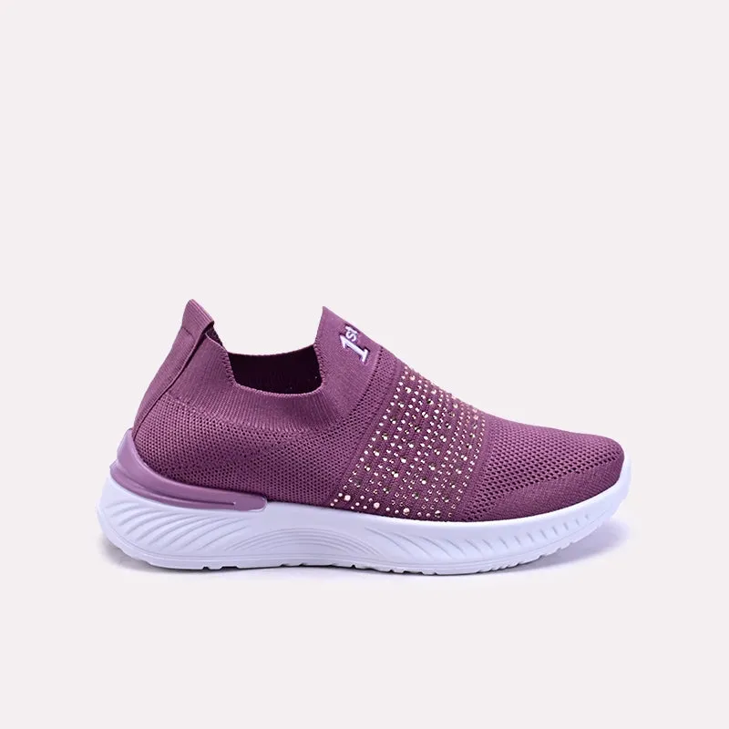 Fiora Purple Slip On Sneakers 0440747