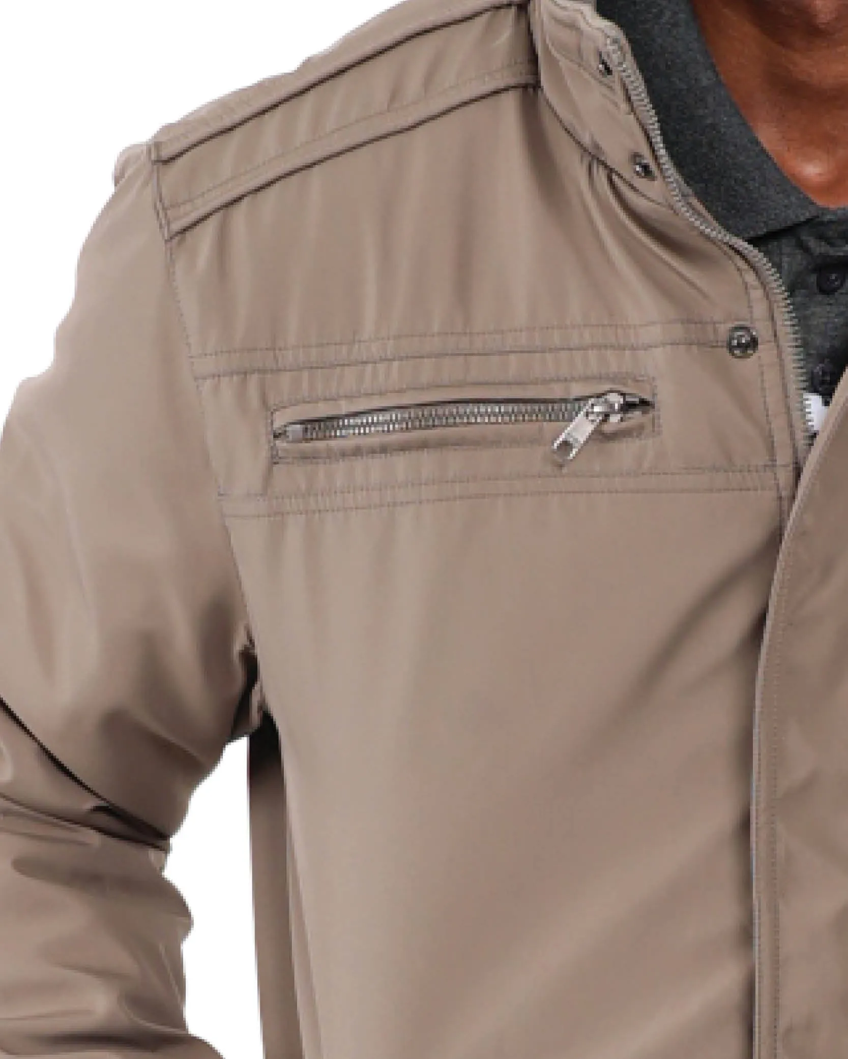 Fleece Lined Harrington Jacket