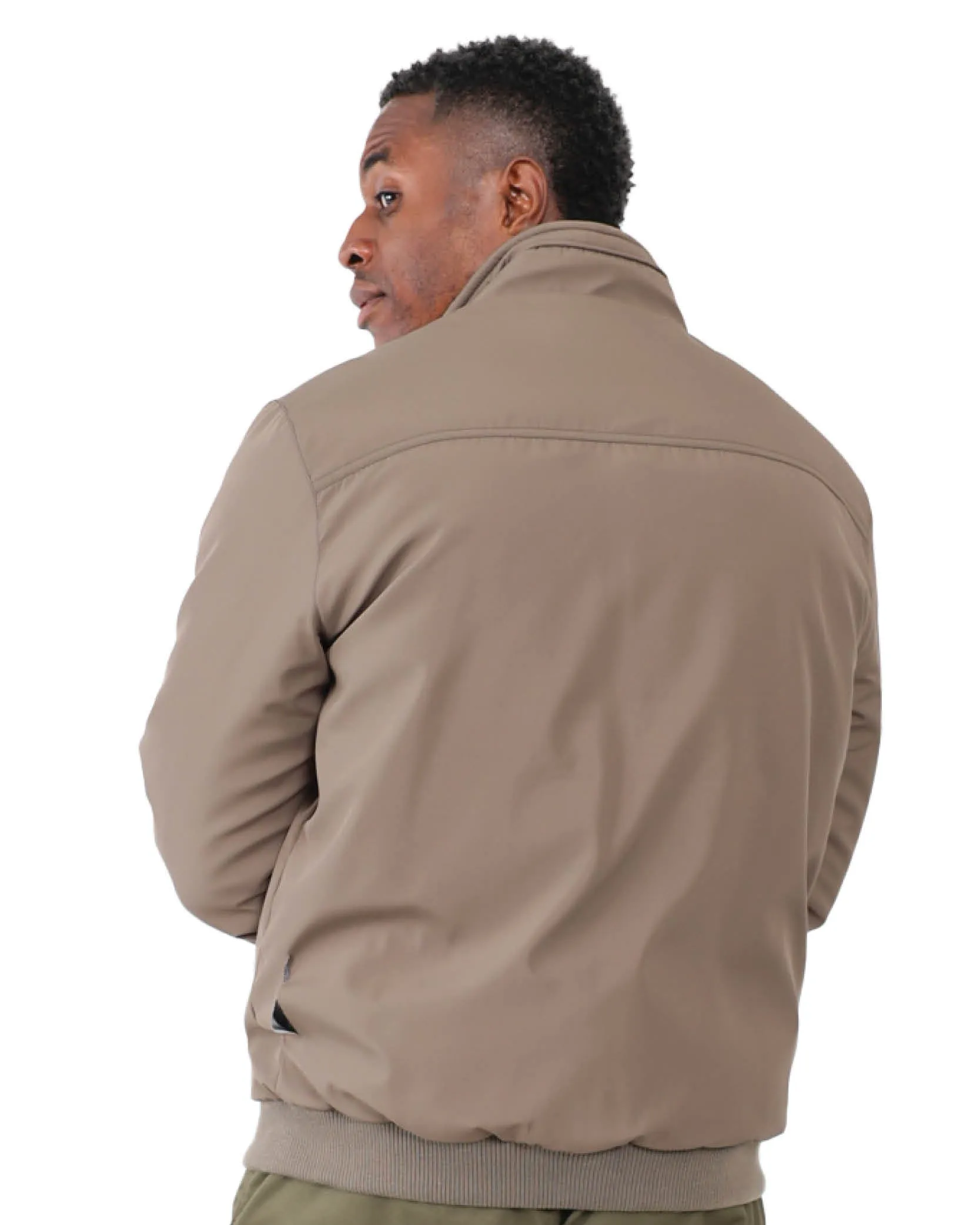 Fleece Lined Harrington Jacket