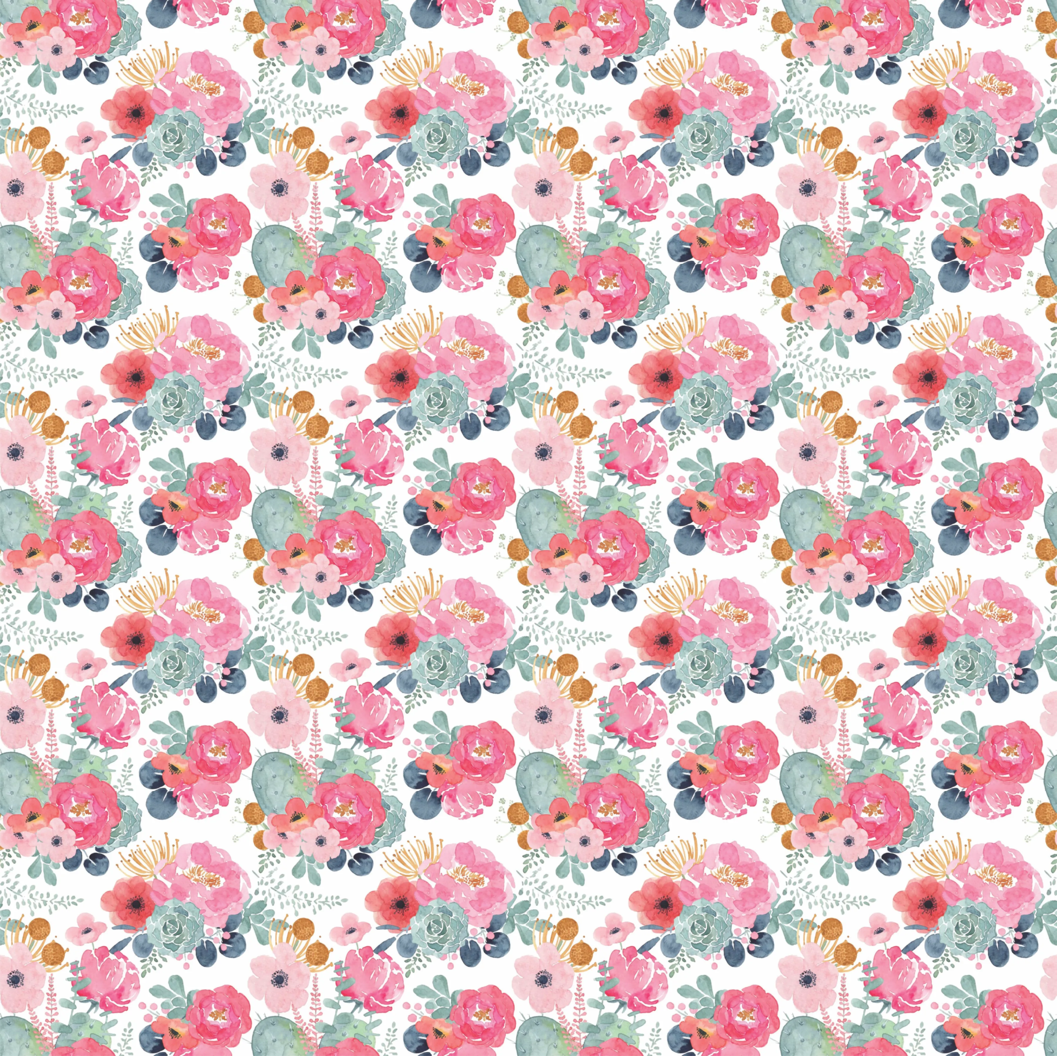 Floral Sticky Back Vinyl