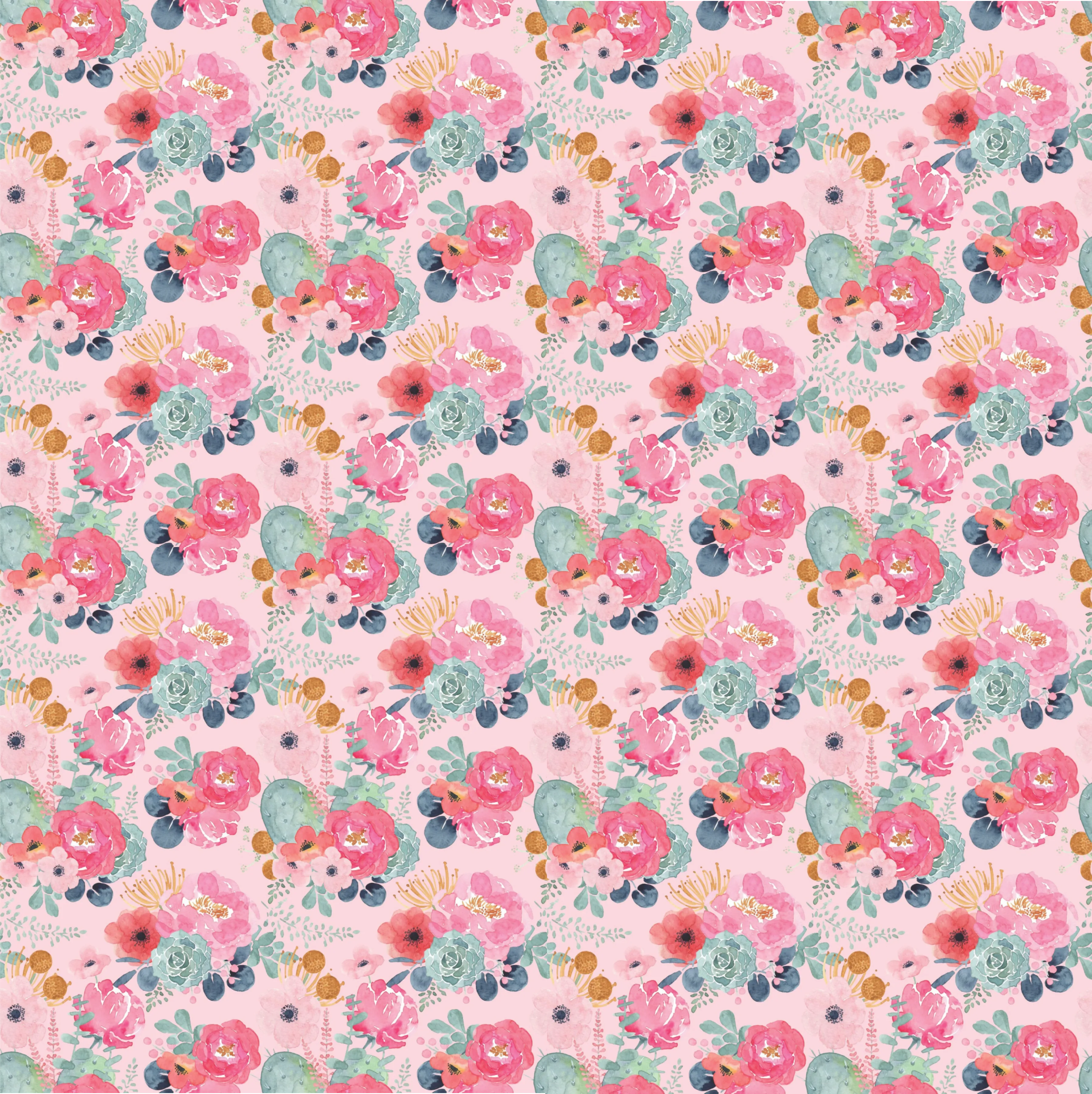 Floral Sticky Back Vinyl