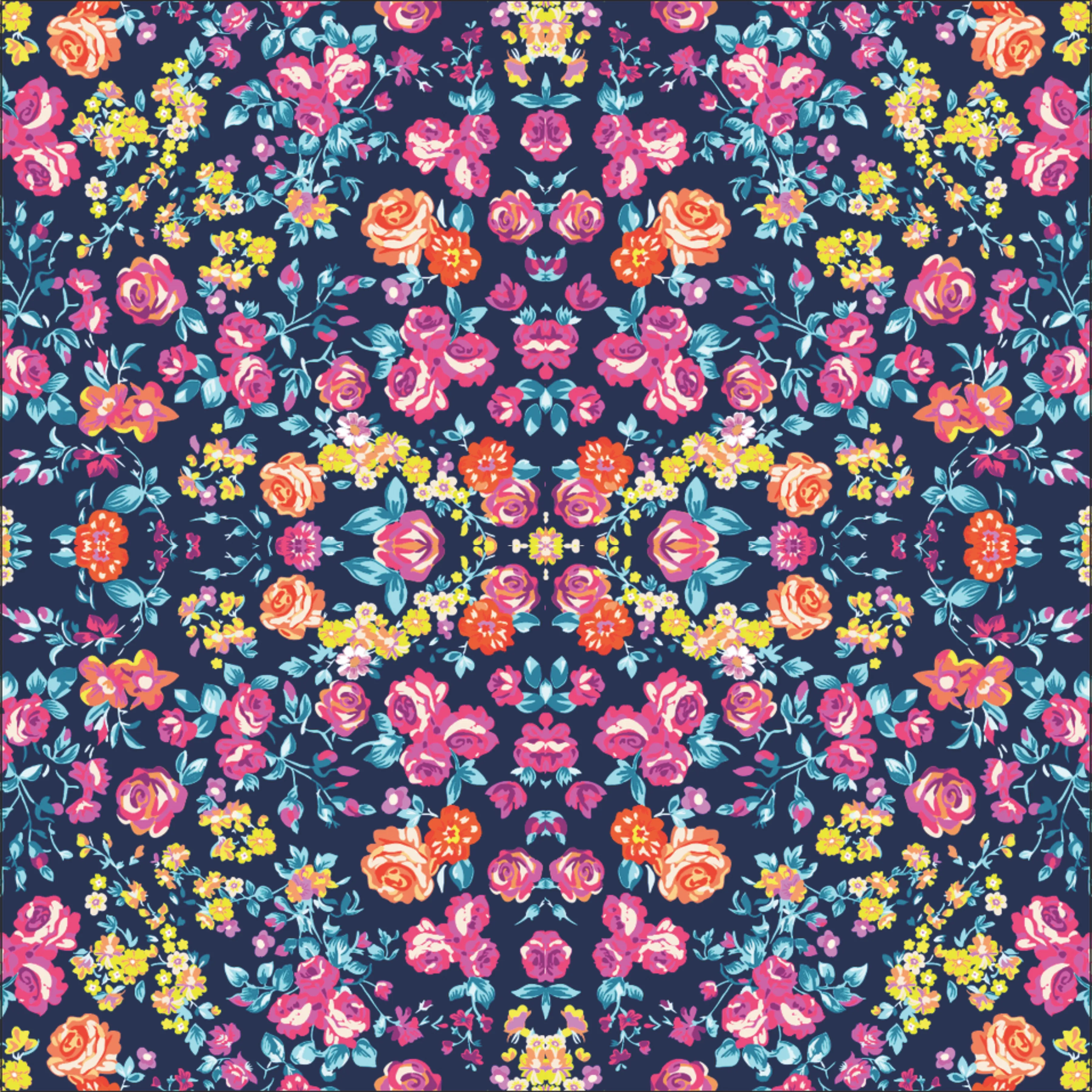 Floral Sticky Back Vinyl
