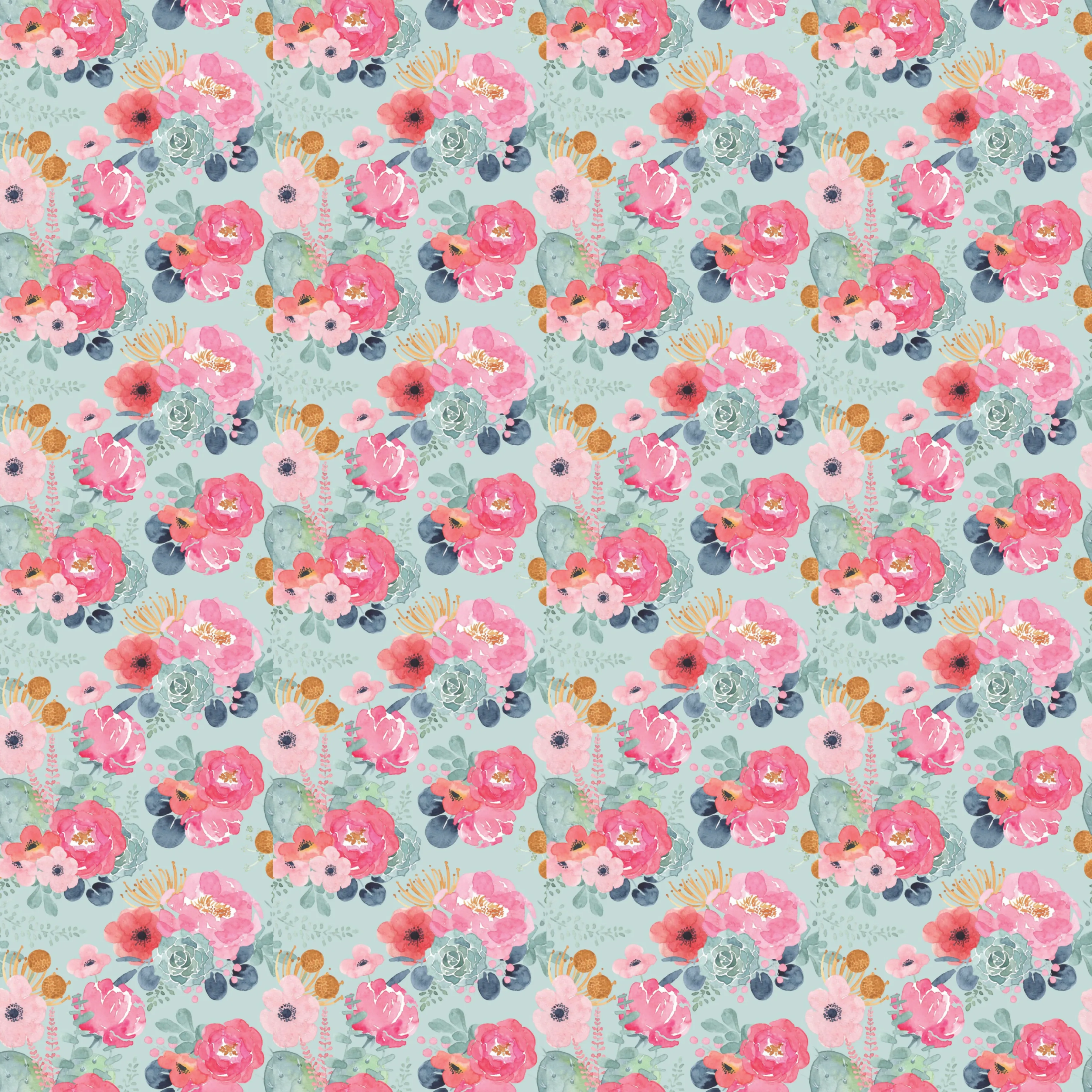 Floral Sticky Back Vinyl
