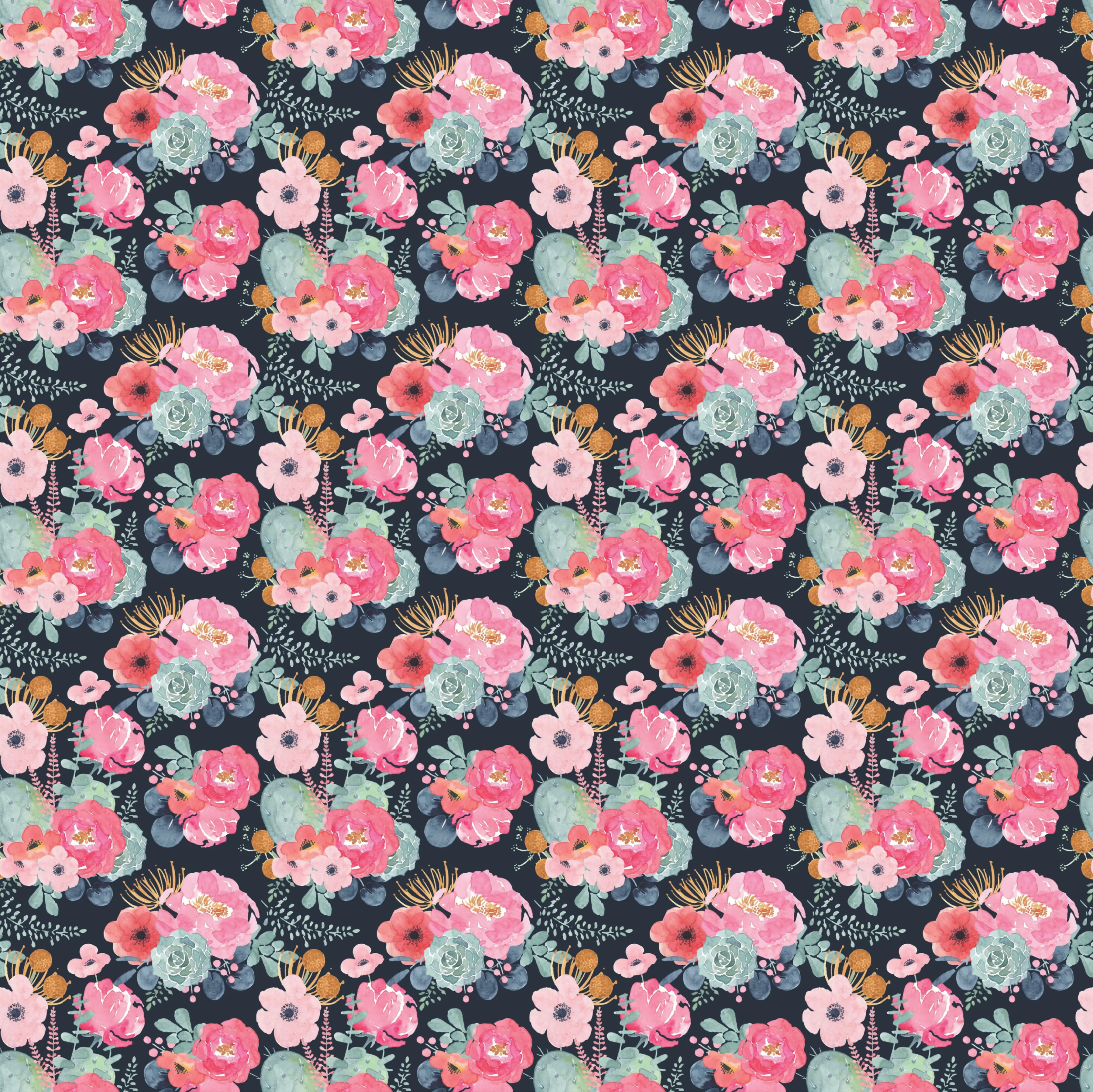 Floral Sticky Back Vinyl