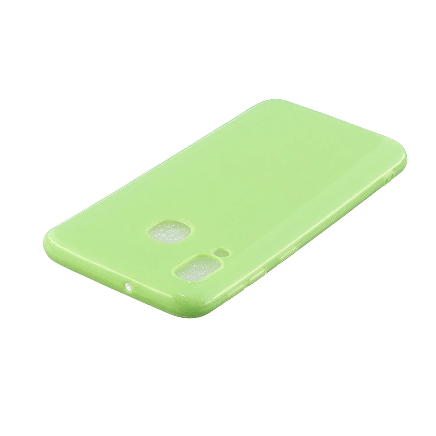 For Samsung A20E/A40/A70 Cellphone Cover Soft TPU Phone Case Simple Profile Scratch Resistant Full Body Protection Shell Sakura pink