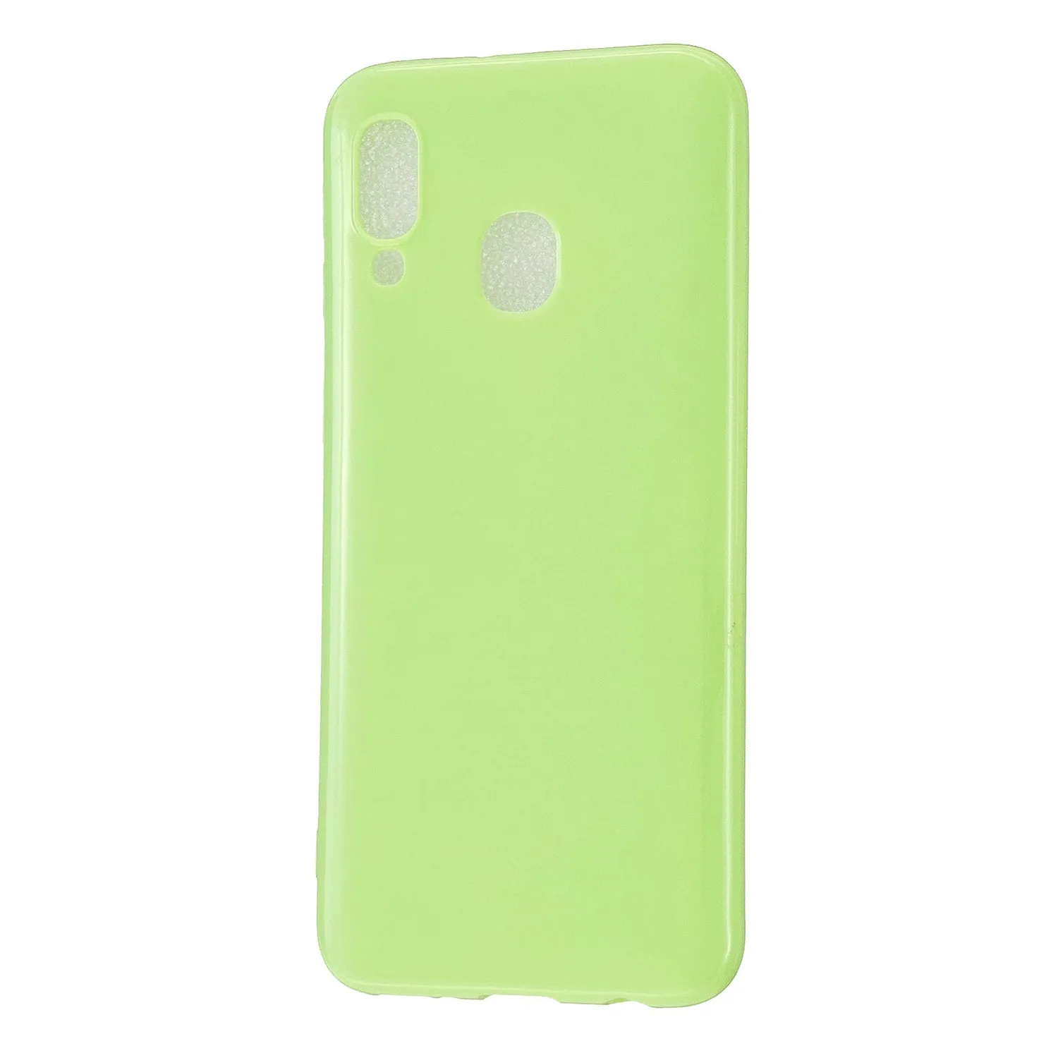 For Samsung A20E/A40/A70 Cellphone Cover Soft TPU Phone Case Simple Profile Scratch Resistant Full Body Protection Shell Sakura pink