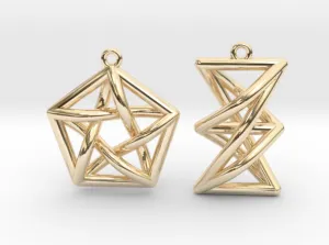 Forbidden Subgraph Earrings (Metal)