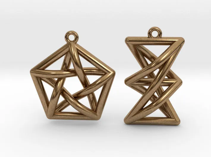 Forbidden Subgraph Earrings (Metal)
