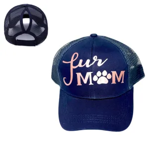 FUR 🐶 MUM Ponytail Cap
