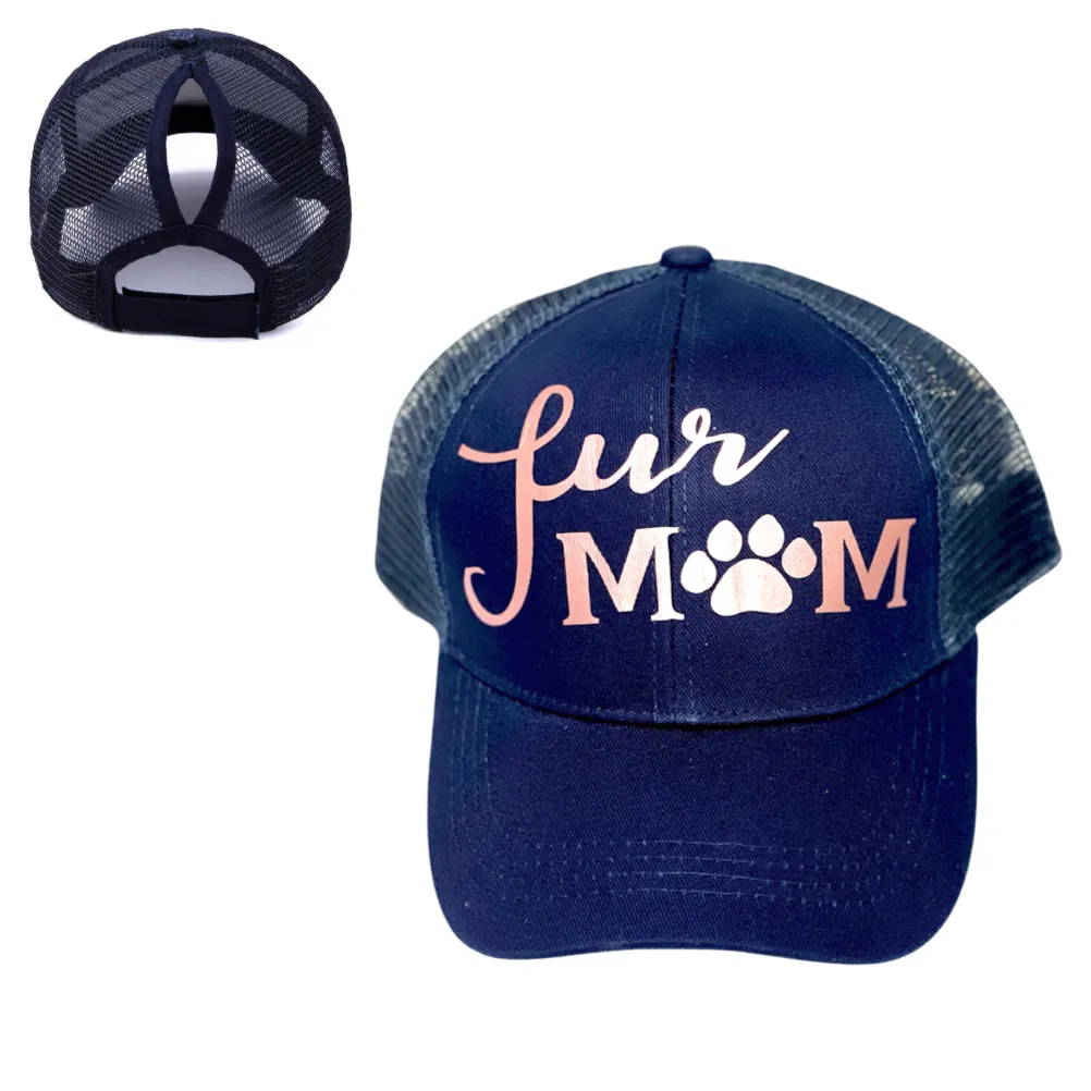 FUR 🐶 MUM Ponytail Cap