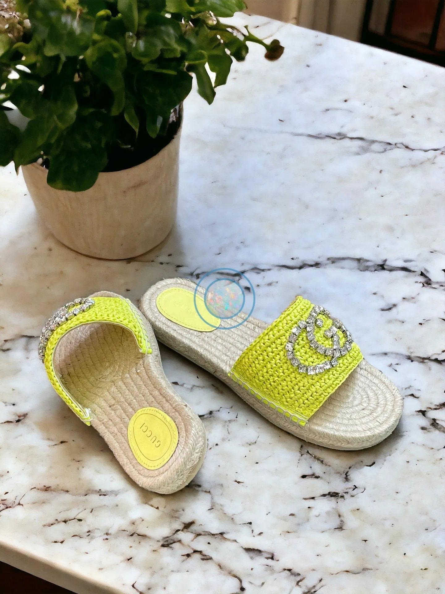 GG Bling Interlock Espadrilles
