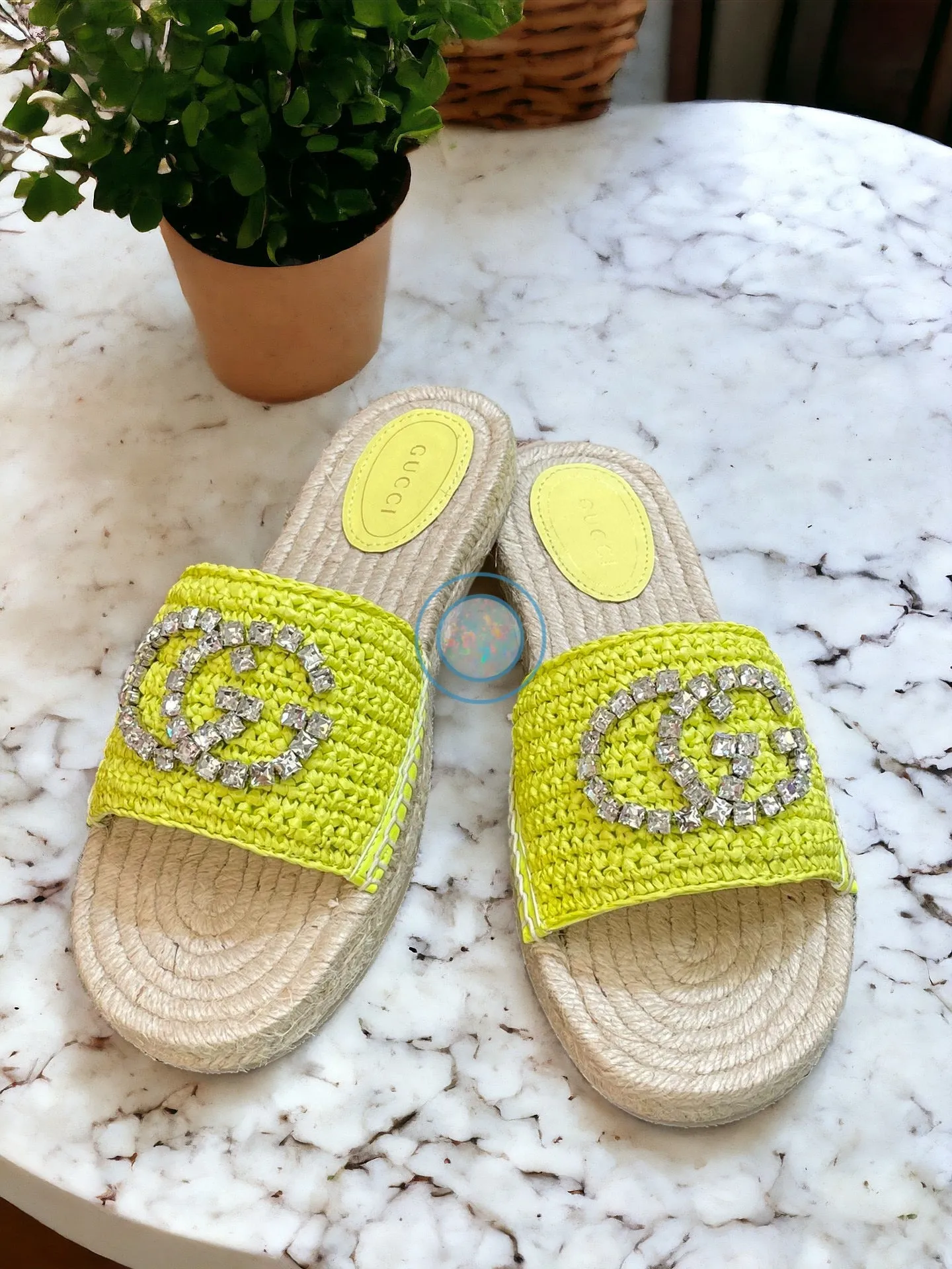 GG Bling Interlock Espadrilles