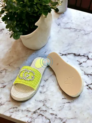 GG Bling Interlock Espadrilles
