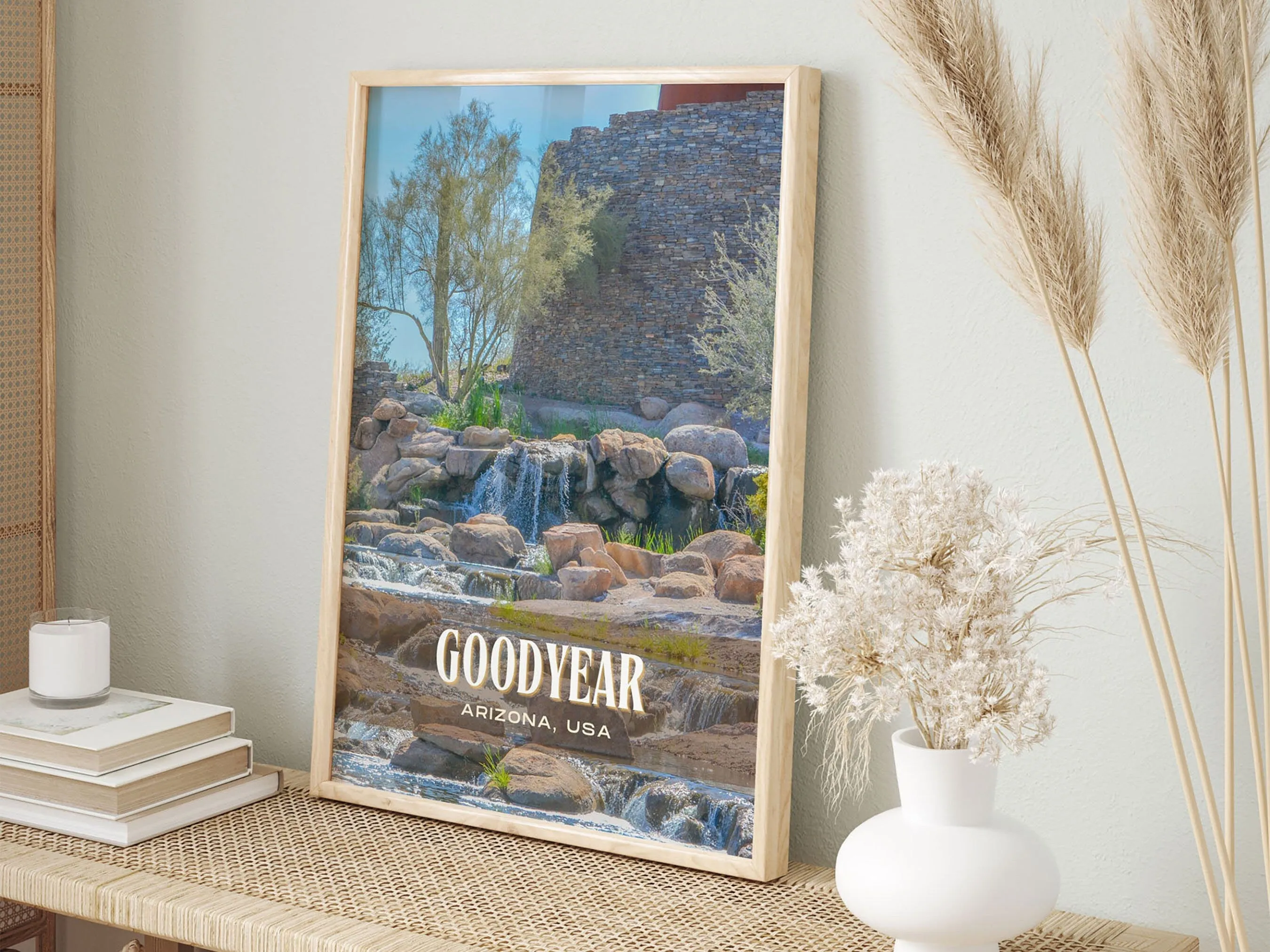 Goodyear Retro Wall Art, Arizona, USA
