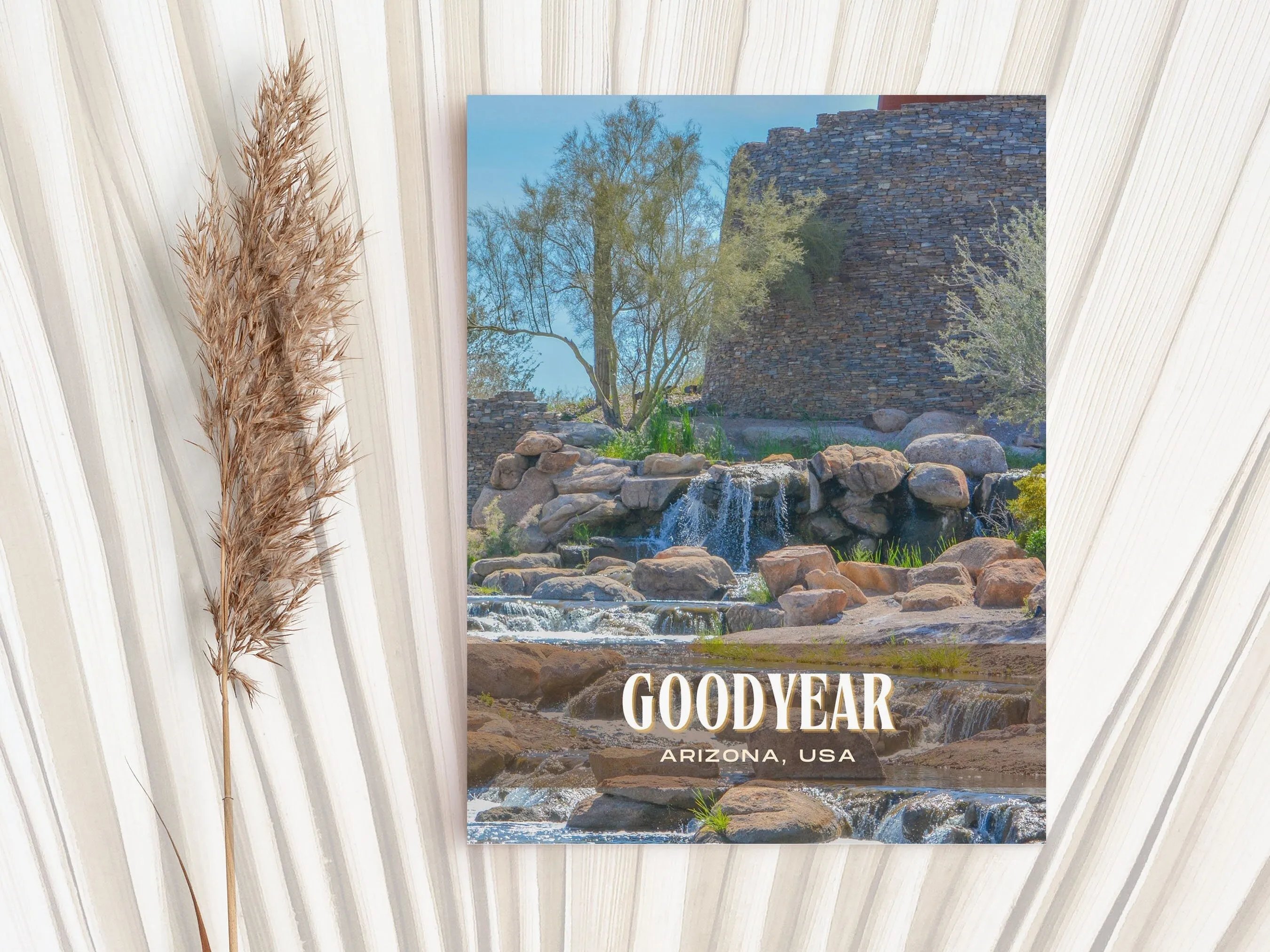 Goodyear Retro Wall Art, Arizona, USA