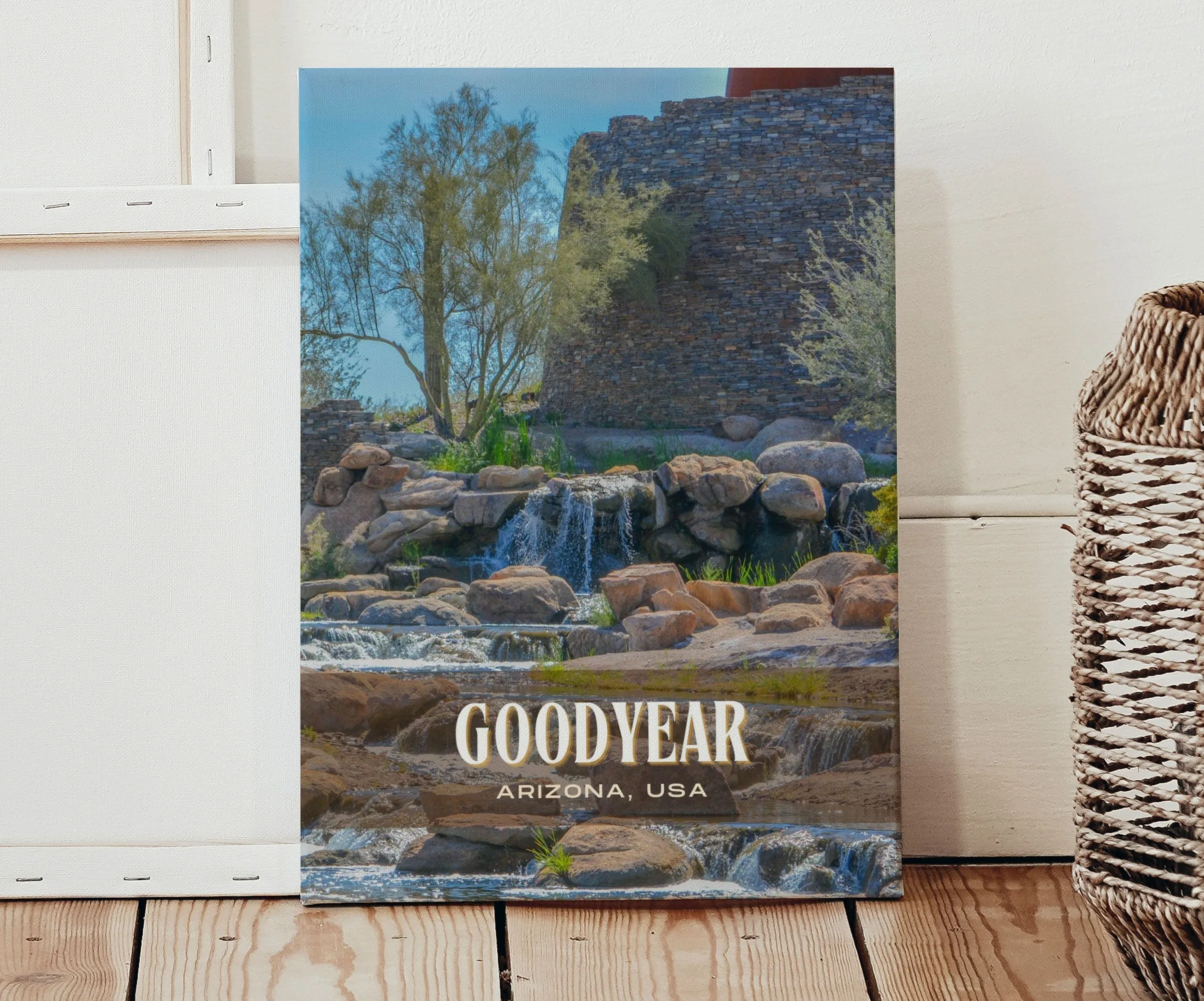 Goodyear Retro Wall Art, Arizona, USA
