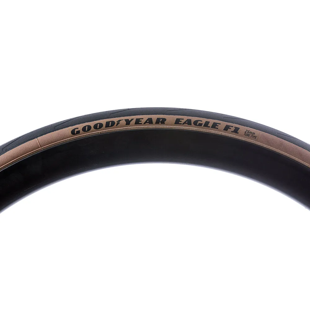 GOODYEAR ROAD TYRE - EAGLE F1 TUBELESS - 25MM - TAN