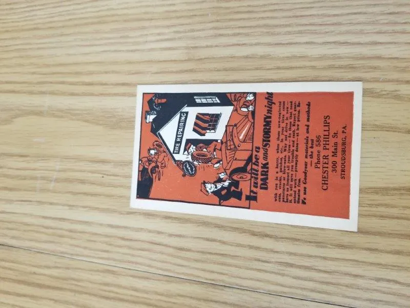 Goodyear Tire & Repairing Chester Phillips Ink Blotter