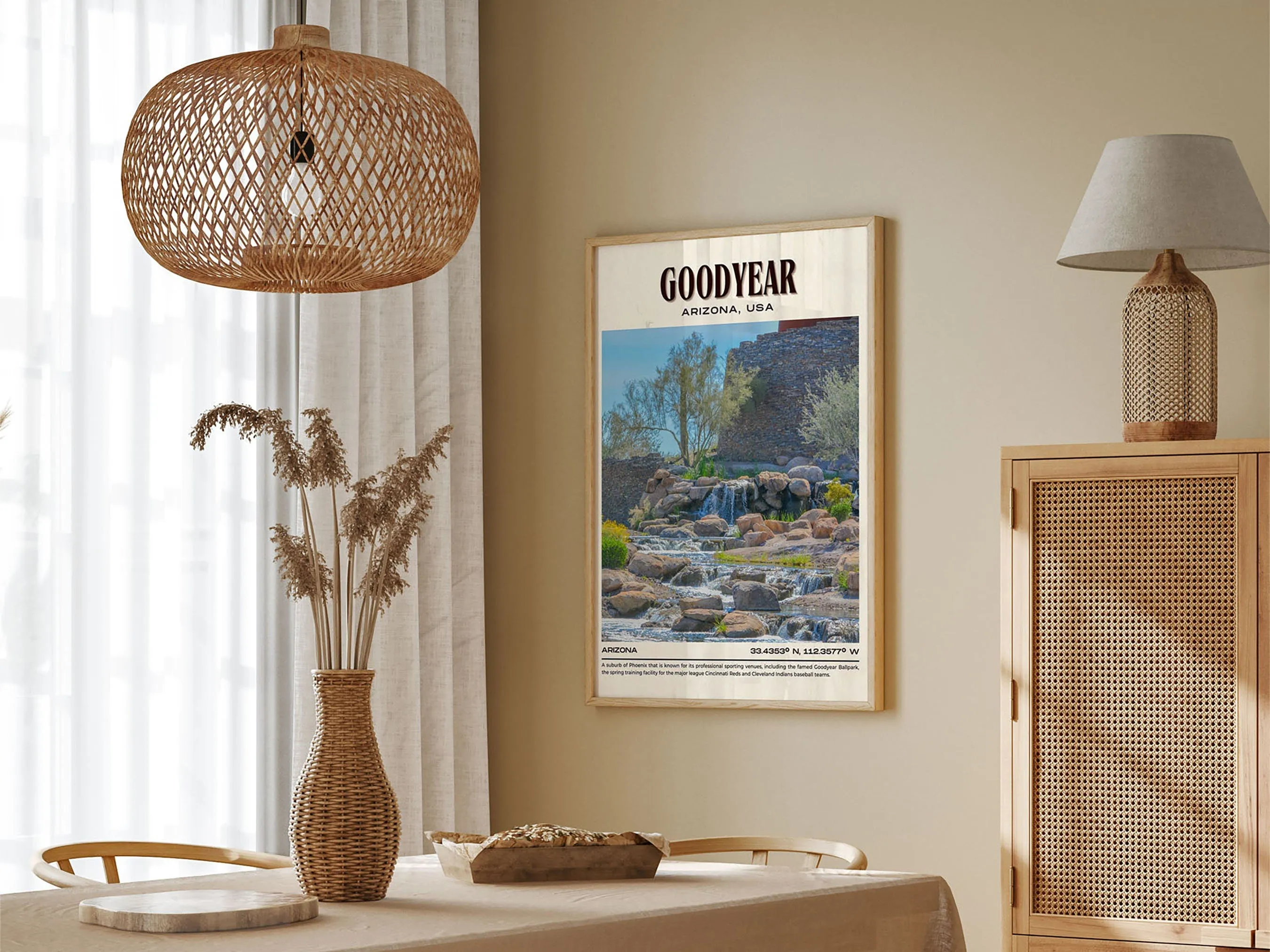 Goodyear Vintage Wall Art, Arizona, USA