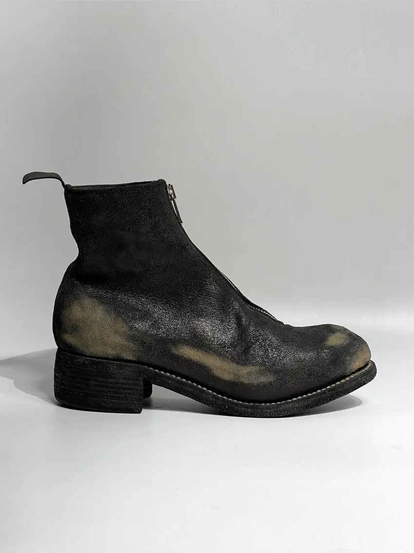 Guidi PL1 RU Coated Front Zip Boots Men