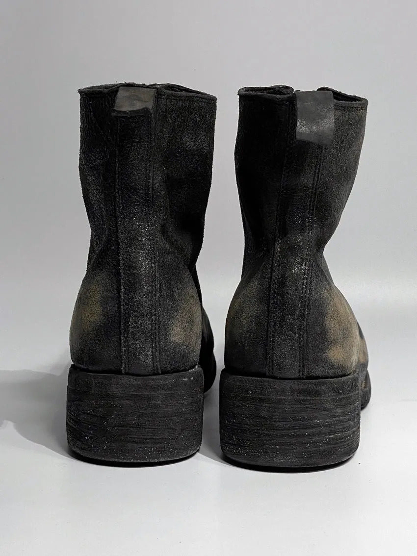 Guidi PL1 RU Coated Front Zip Boots Men