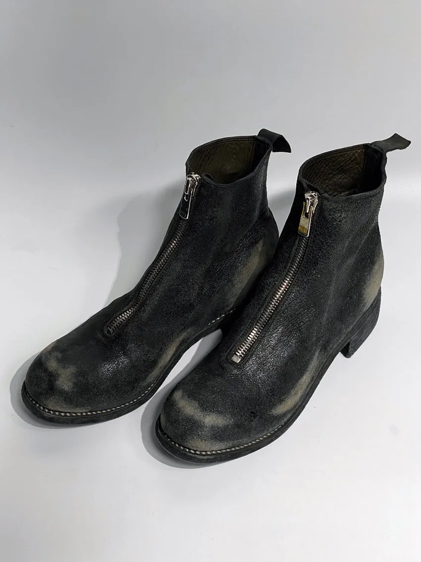 Guidi PL1 RU Coated Front Zip Boots Men