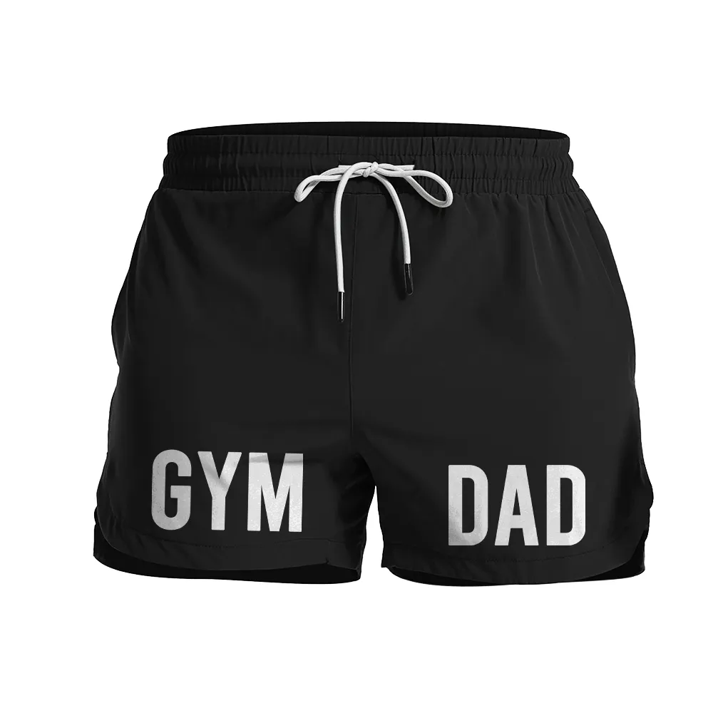 Gym Dad Graphic Shorts
