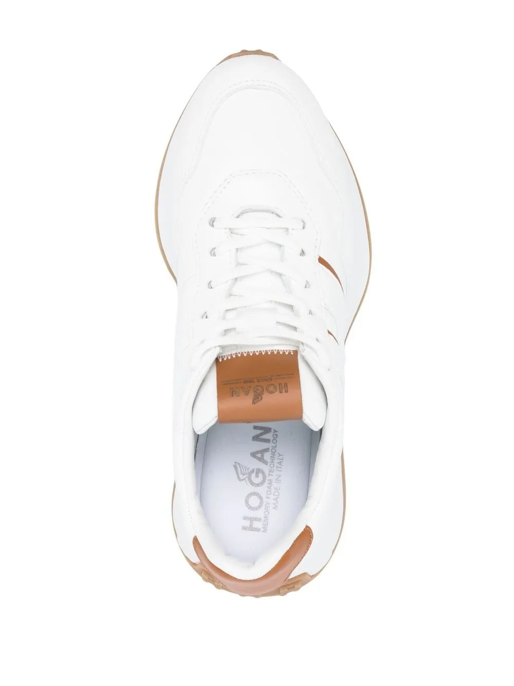 H641 leather sneakers