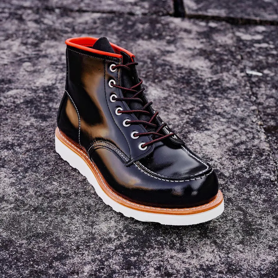 Handmade Goodyear Black Ankle Boots