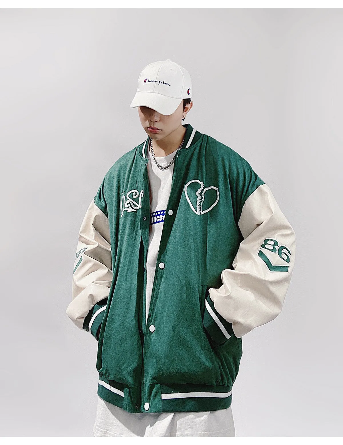 Heartbreak Oversized Varsity Jacket