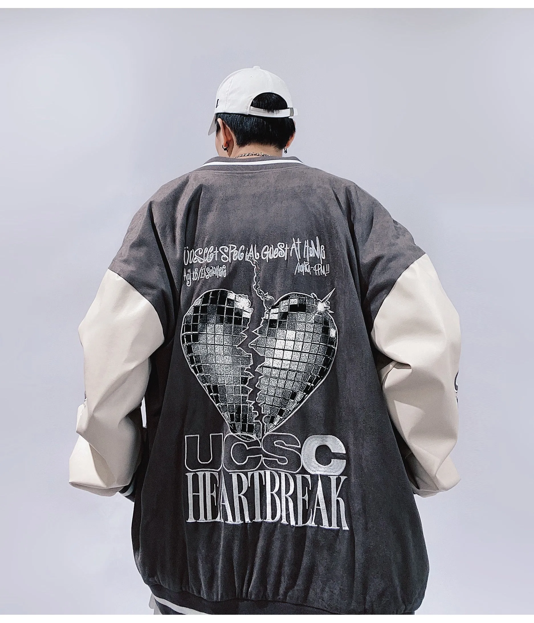 Heartbreak Oversized Varsity Jacket
