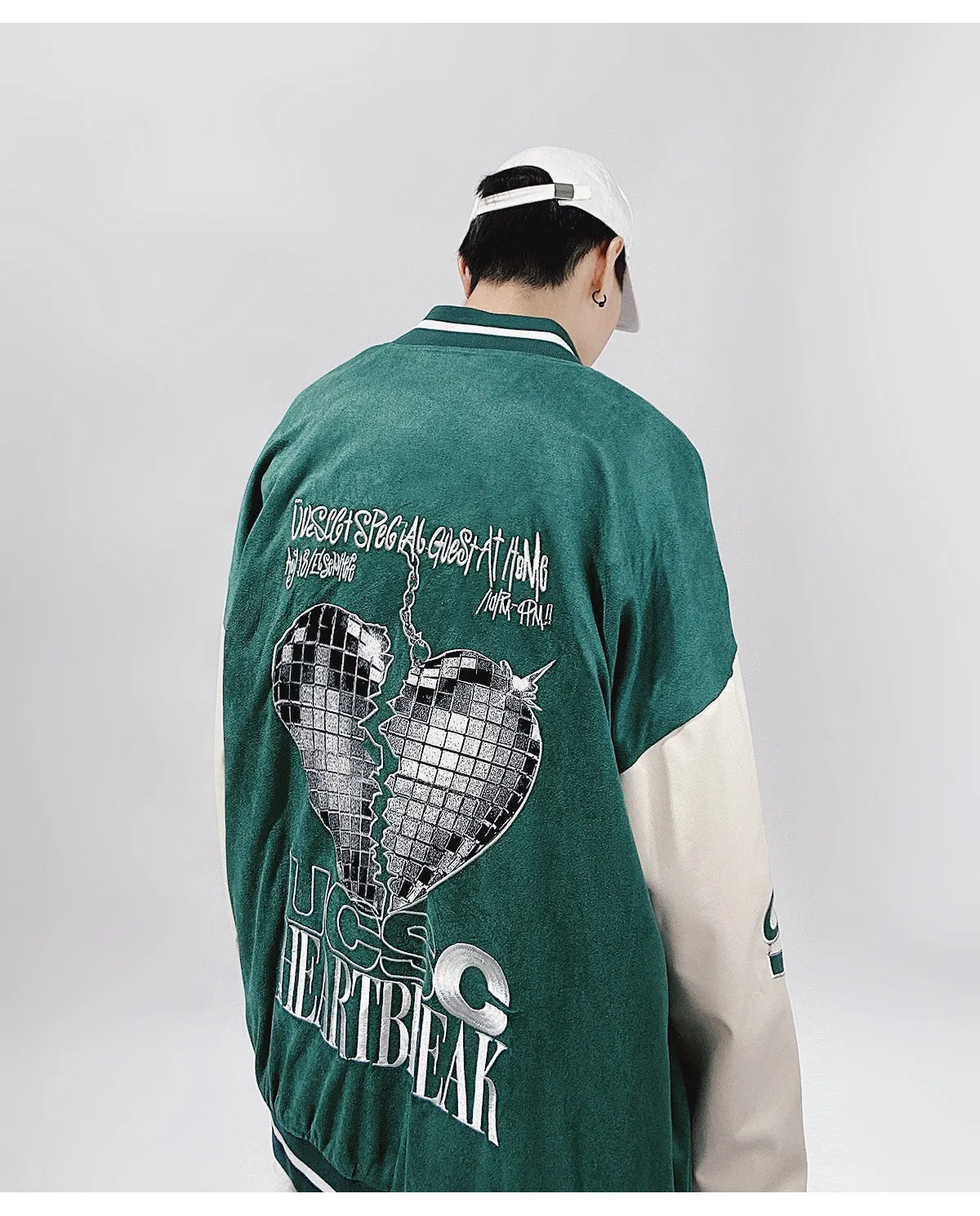 Heartbreak Oversized Varsity Jacket