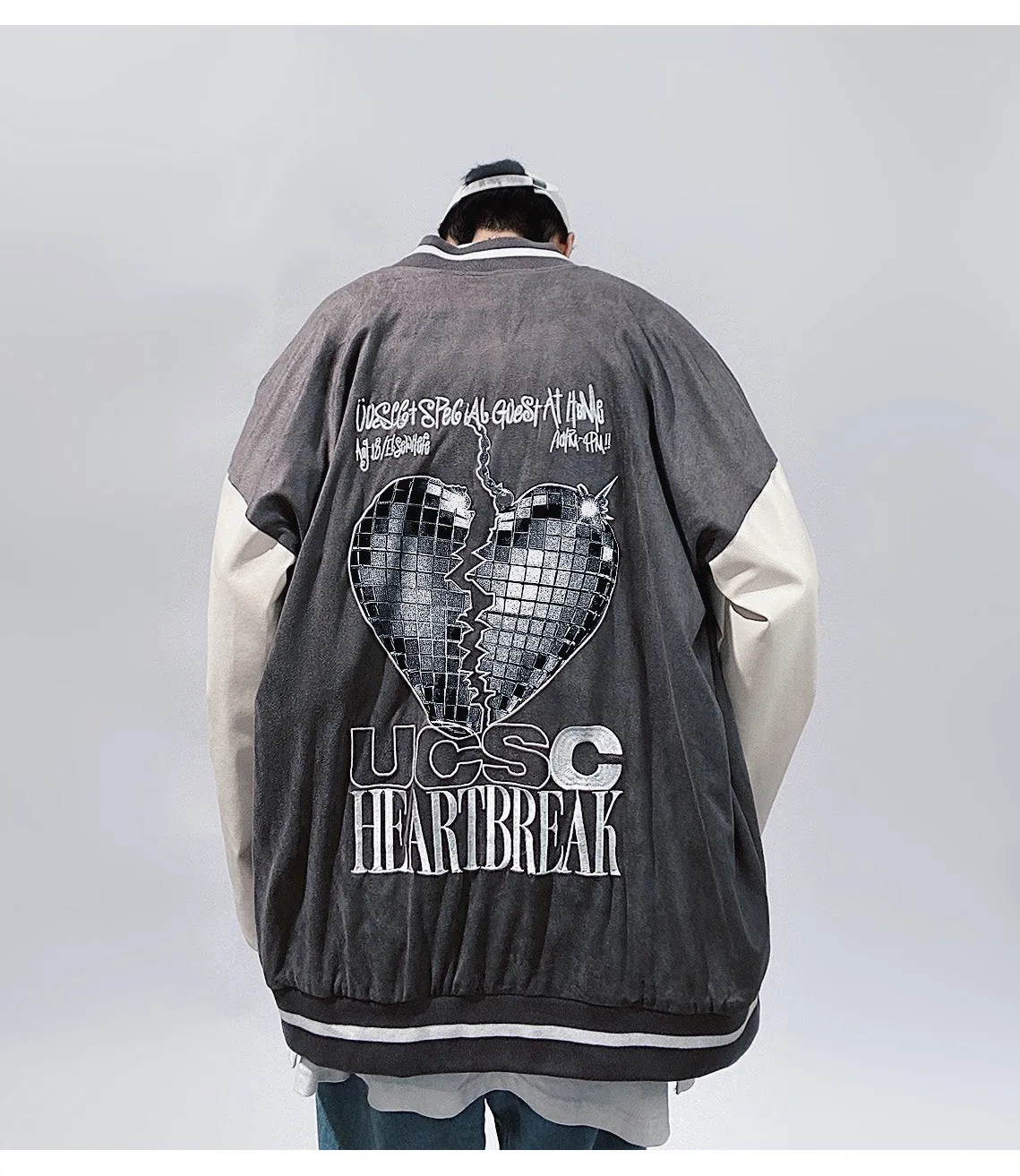 Heartbreak Oversized Varsity Jacket