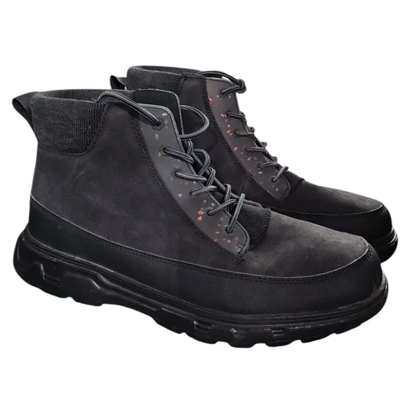 Hey Dude Men's Duke Eco Shield Black Shoe Size 9 CoolGrip Slip On Boot