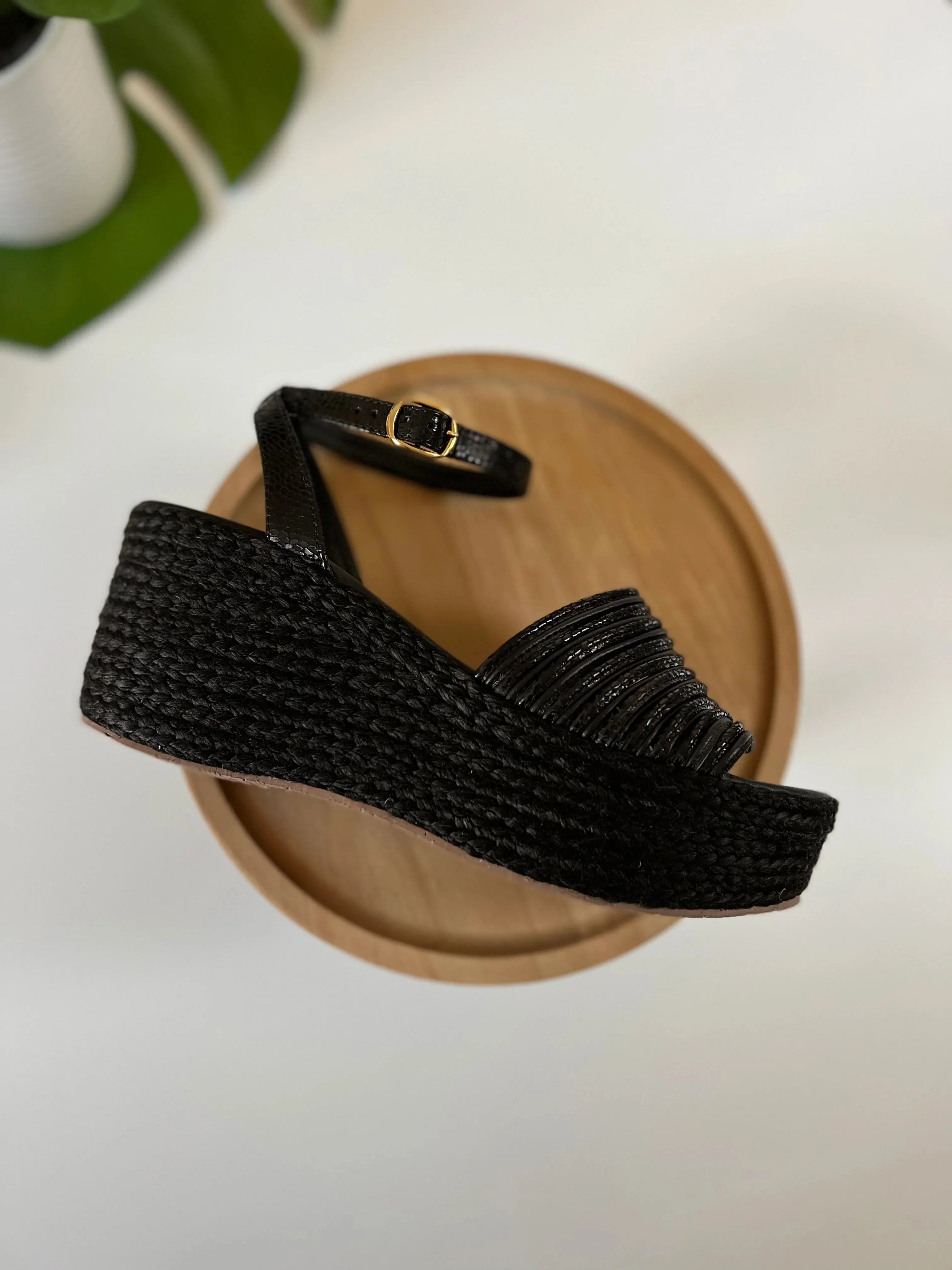 Holly Black Espadrilles - Low High