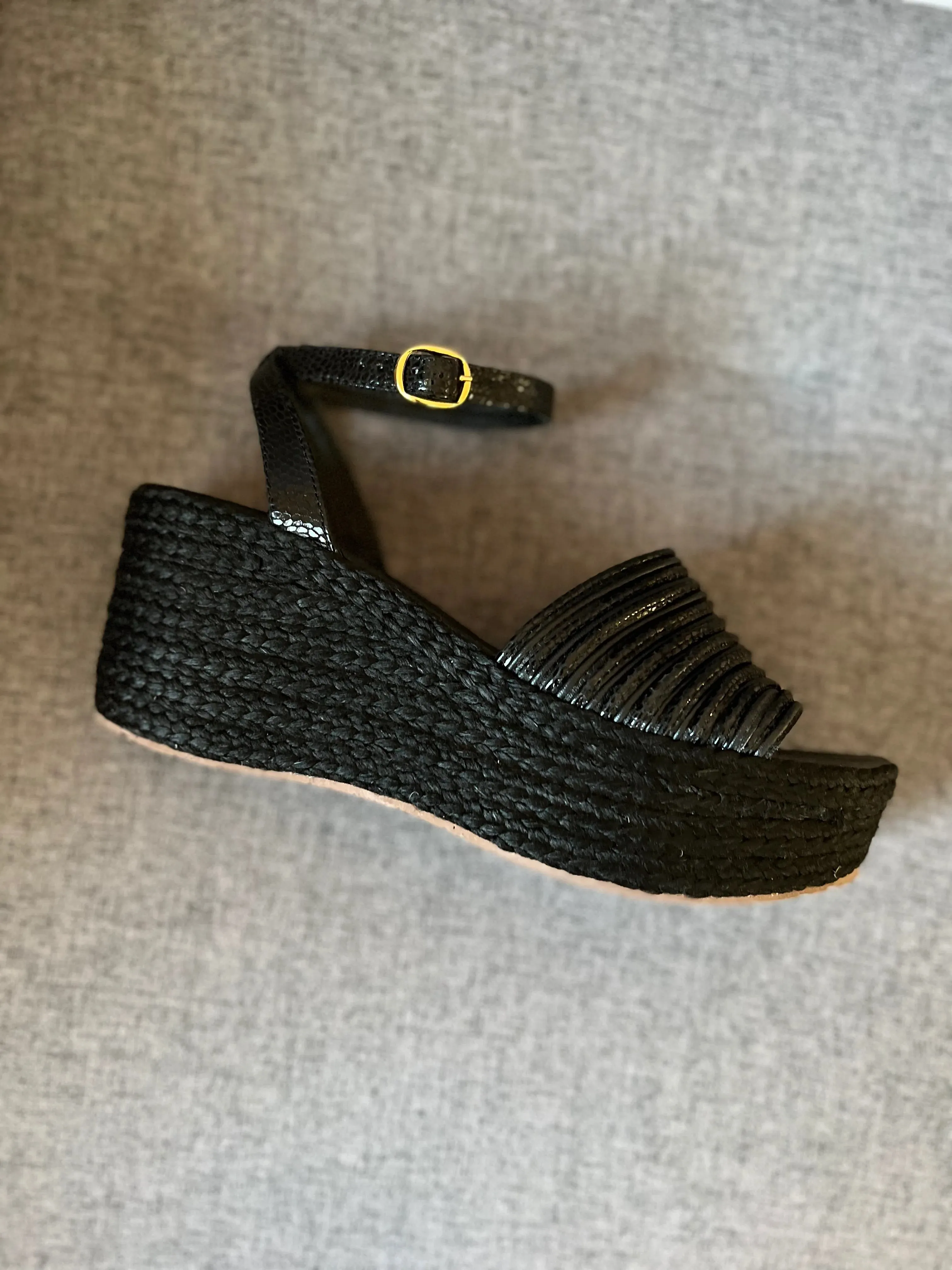 Holly Black Espadrilles - Low High