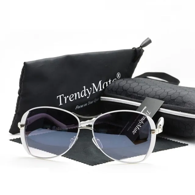 Hot 2017 Oculos High Quality Sunglasses Women Glasses Vintage with Box Sunglasses Women Brand Designer Ladies Sun Glasses M071