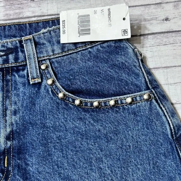 Hudson The Viper Denim Mini Skirt