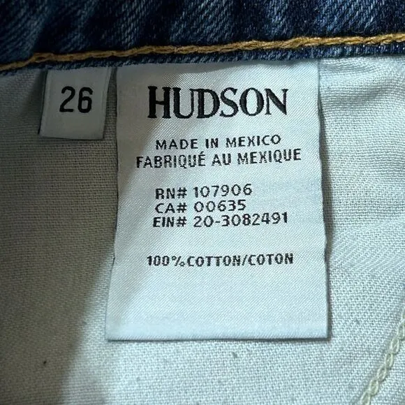 Hudson The Viper Denim Mini Skirt