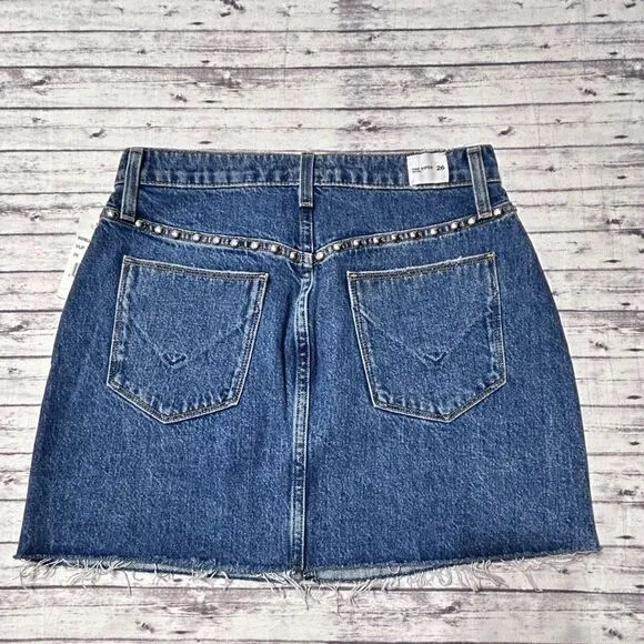 Hudson The Viper Denim Mini Skirt