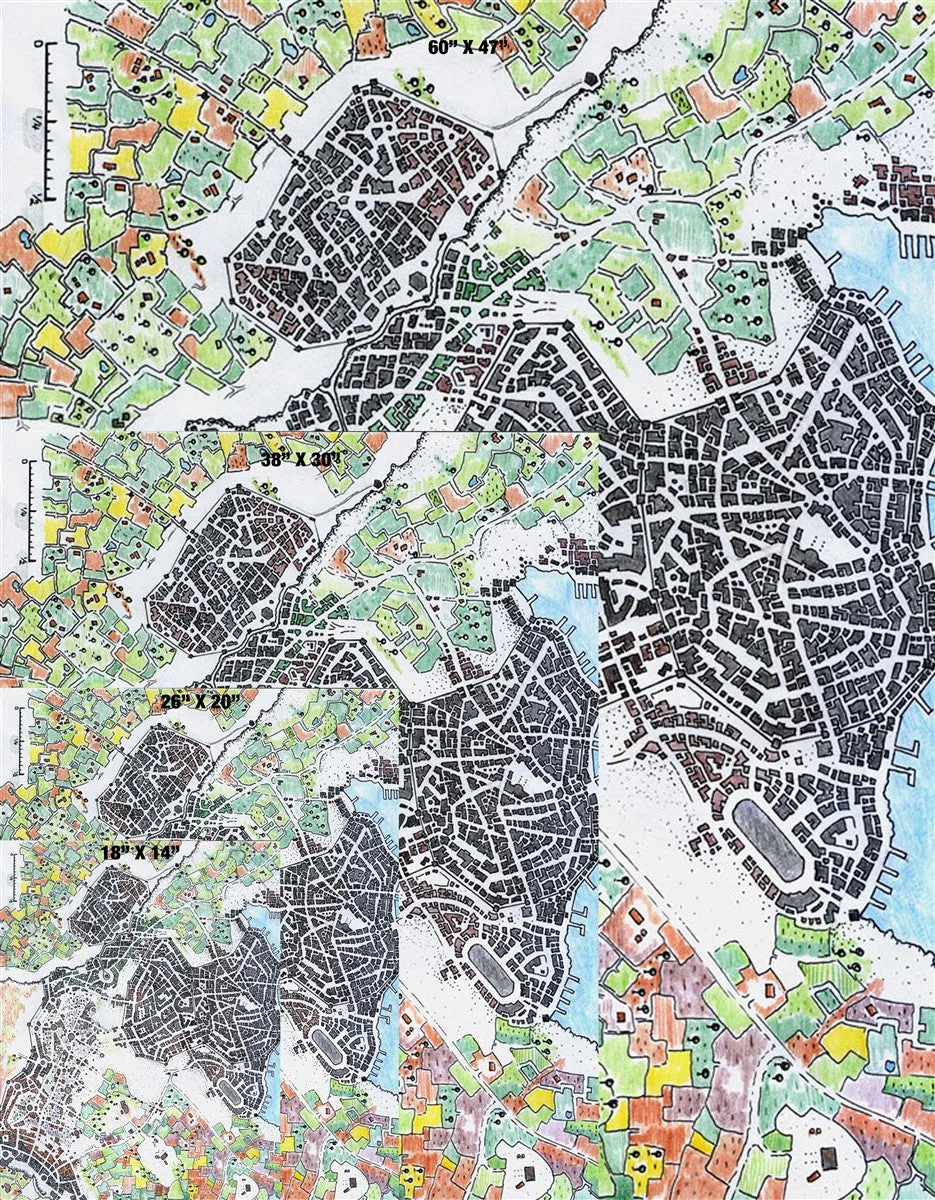 Icewell City Fantasy Map Patreon