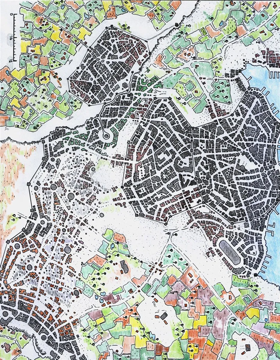 Icewell City Fantasy Map Patreon