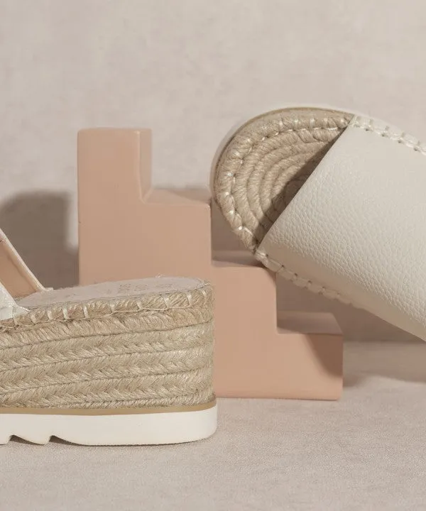 Ivy - Espadrille Platform Slide