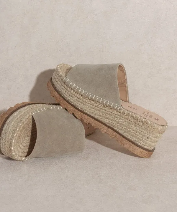 Ivy - Espadrille Platform Slide