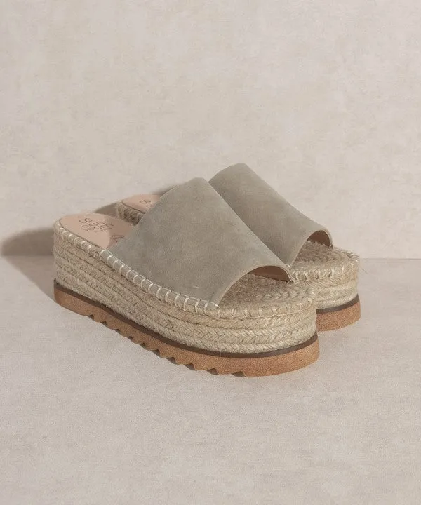 Ivy - Espadrille Platform Slide