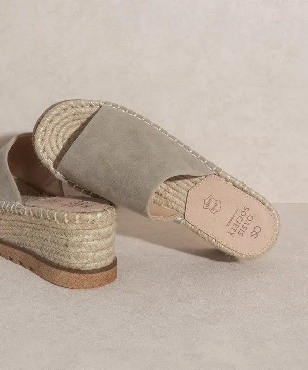 Ivy - Espadrille Platform Slide