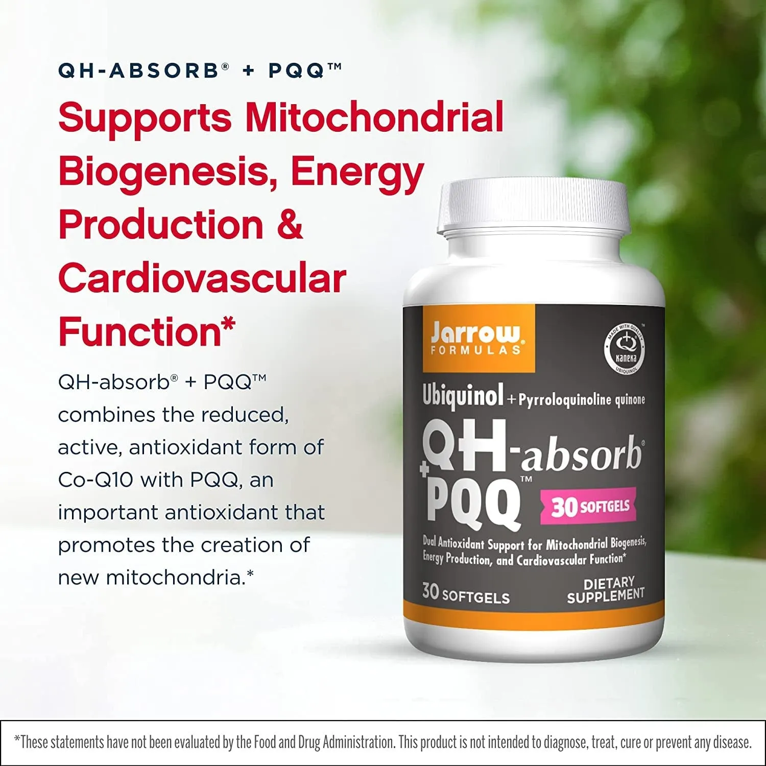 Jarrow Formulas QH-Absorb   PQQ - 30 Softgels