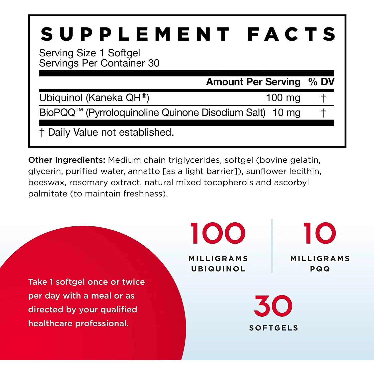 Jarrow Formulas QH-Absorb   PQQ - 30 Softgels