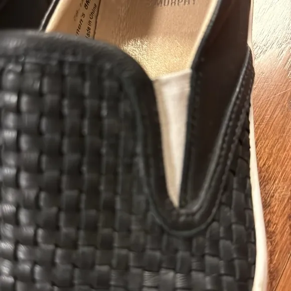 Johnston &amp; Murphy woven leather slip one